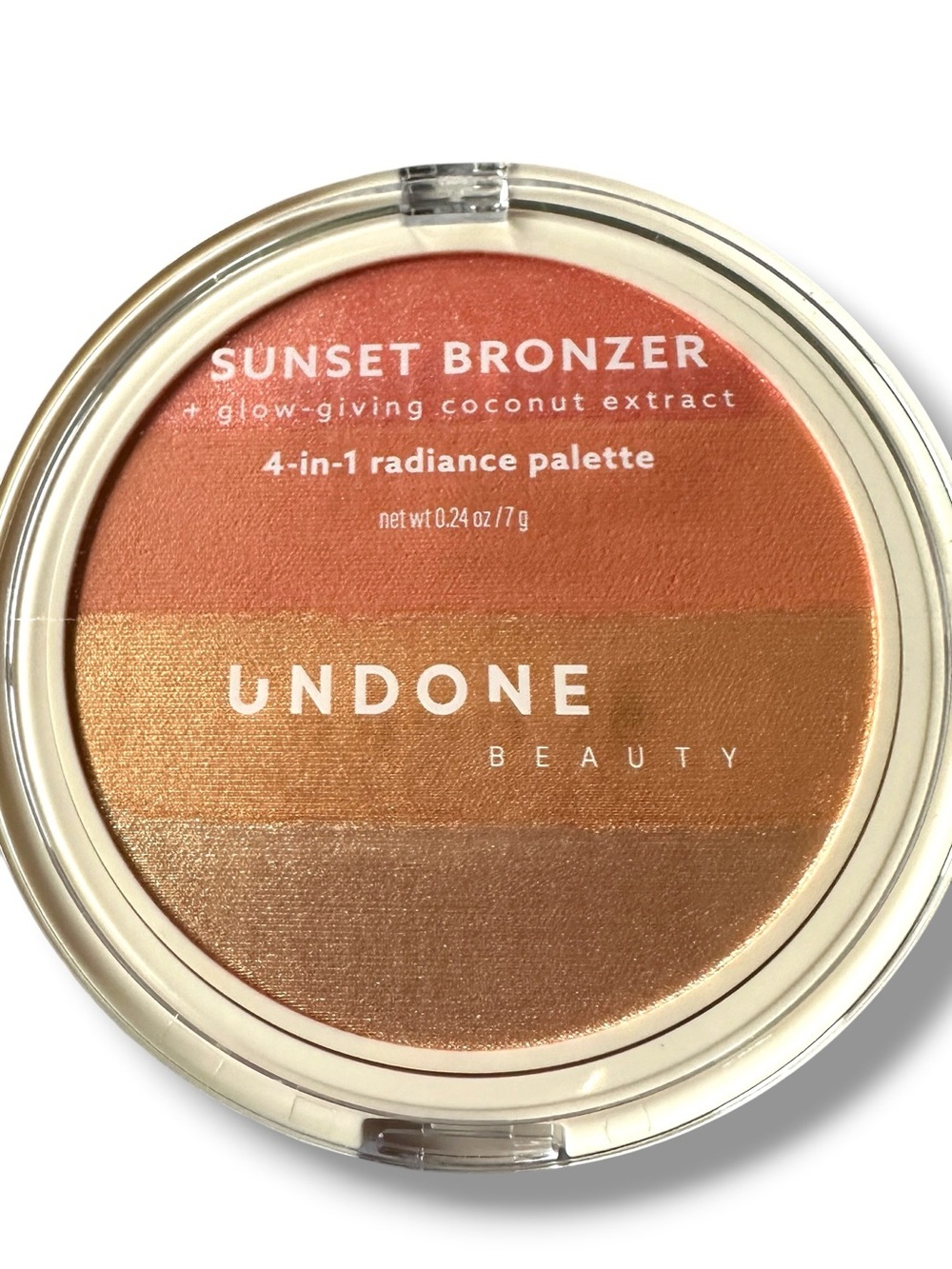 Undone Beauty Sunset Bronzer 4-in-1 Radiance Palette SEALED NEW
